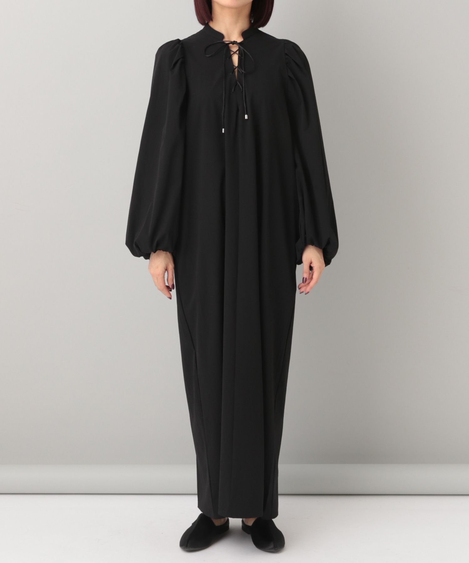 A part by 「【e/rm】レースアップドレス」|ワンピース|