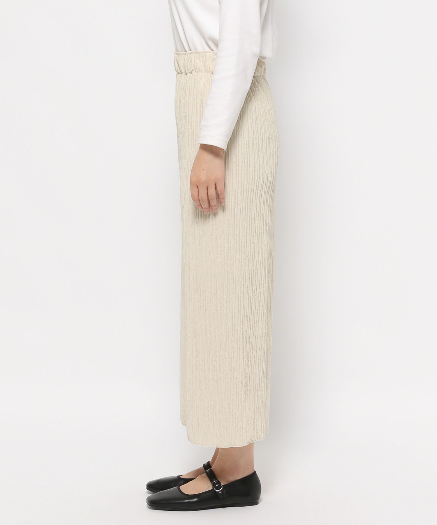 LOWRYS FARM「ジャガードプリーツスカート」|スカート|