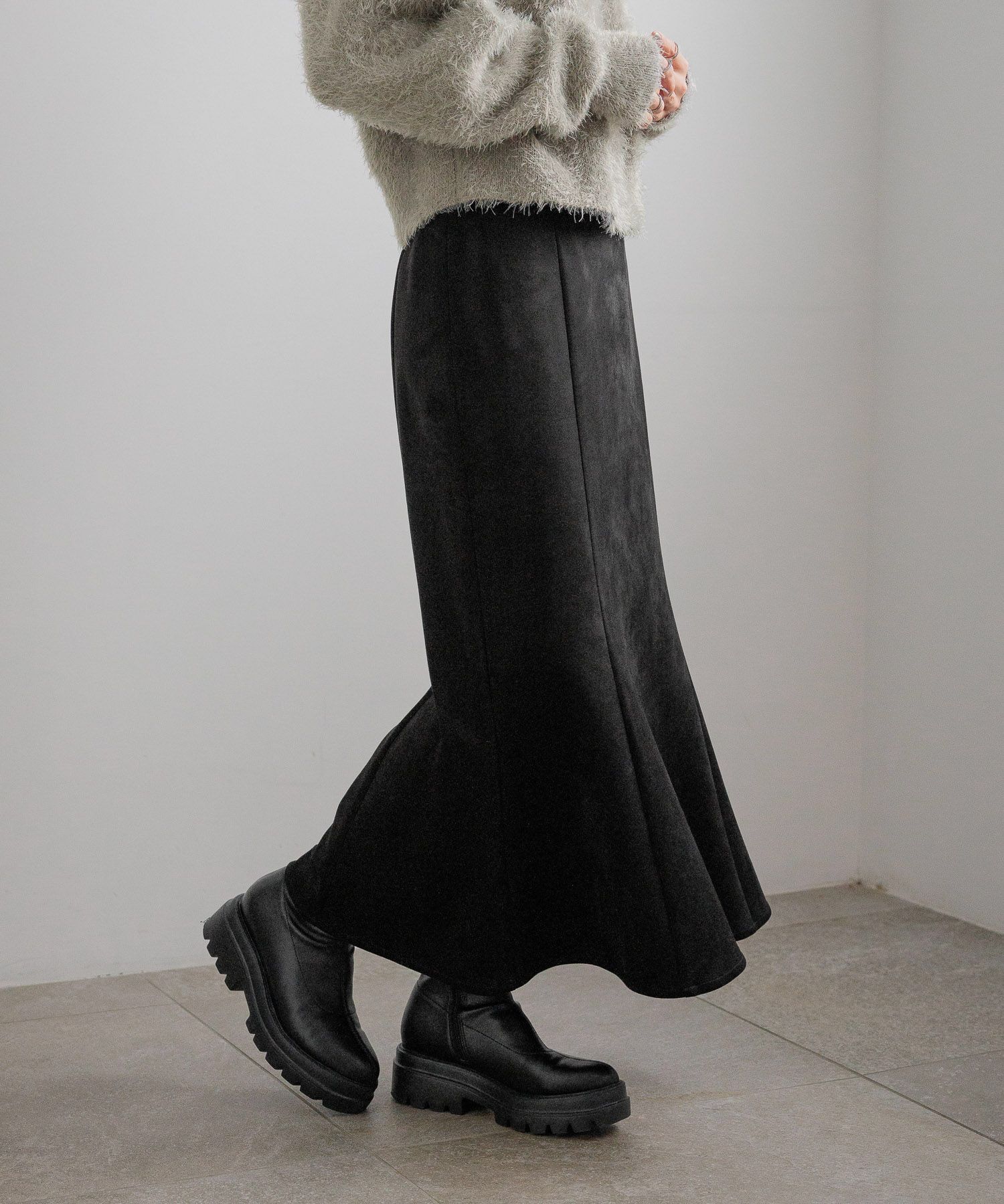 LOWRYS FARM「ウールライクマーメイドスカート」|スカート|