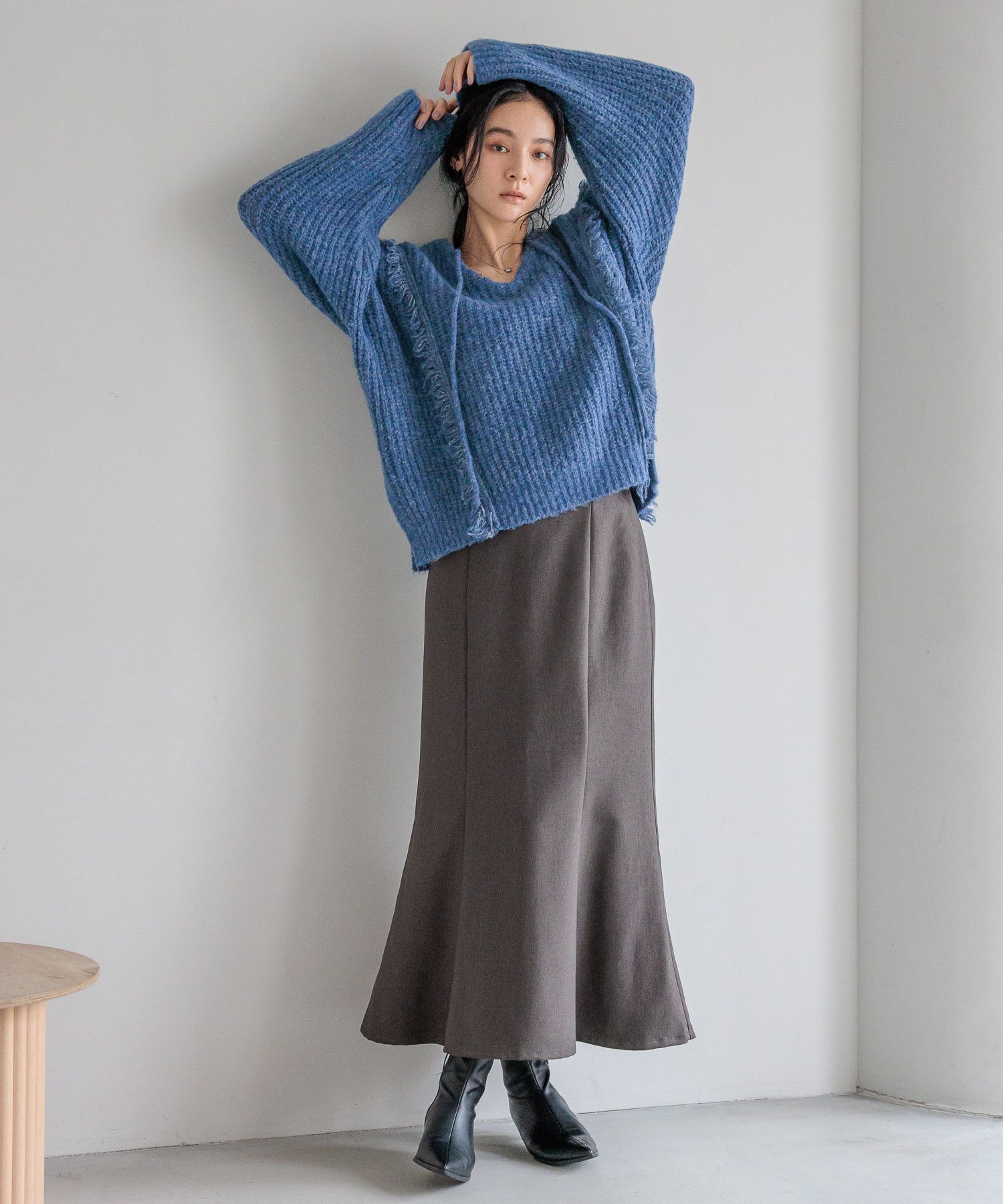 LOWRYS FARM「ウールライクマーメイドスカート」|スカート|