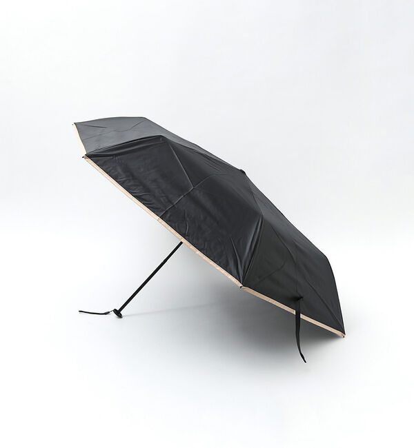 collex「【a.s.s.a】バイカラーパイピング晴雨兼用折畳傘」|傘|ブラック