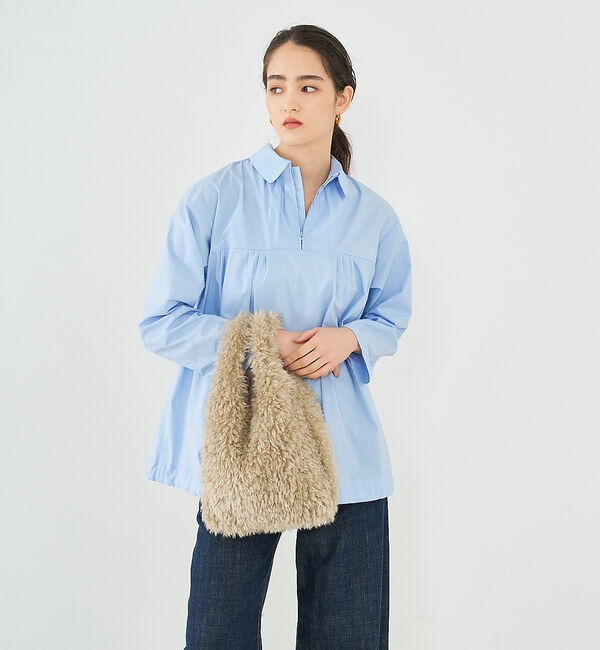 collex「【WEB限定】【EARTH MADE】CURLY FUR MARCHEBAG フ」|ハンドバッグ|