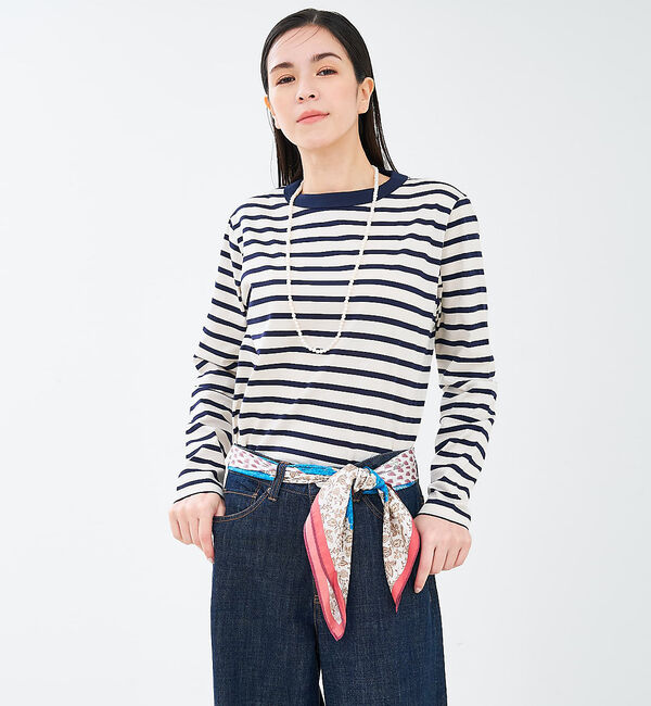 collex「ロングスリーブベーシックTシャツ」|Tシャツ・カットソー|ネイビー