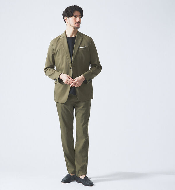 ABAHOUSE「【WWS / セットアップ対応】Bizフルレングス パンツ」|スラックス|