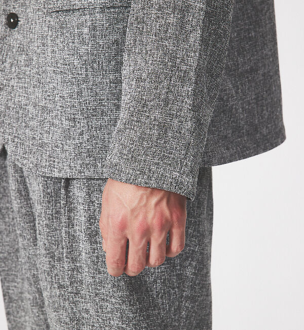 ABAHOUSE「【セットアップ対応】サマーツイード イージー ジャケット / サマージャケット」|テーラードジャケット|