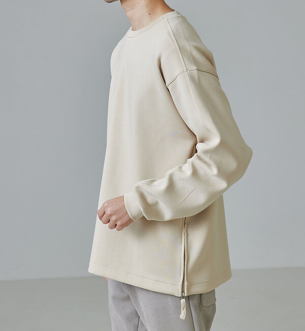 ABAHOUSE「【サイドジップ】ダンボール プルオーバー」|スウェット・ジャージ|