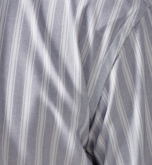 ABAHOUSE「【FLEX SHIRTS】マルチストレッチ シャンブレー ストライプ シャツ」|シャツ・ブラウス|