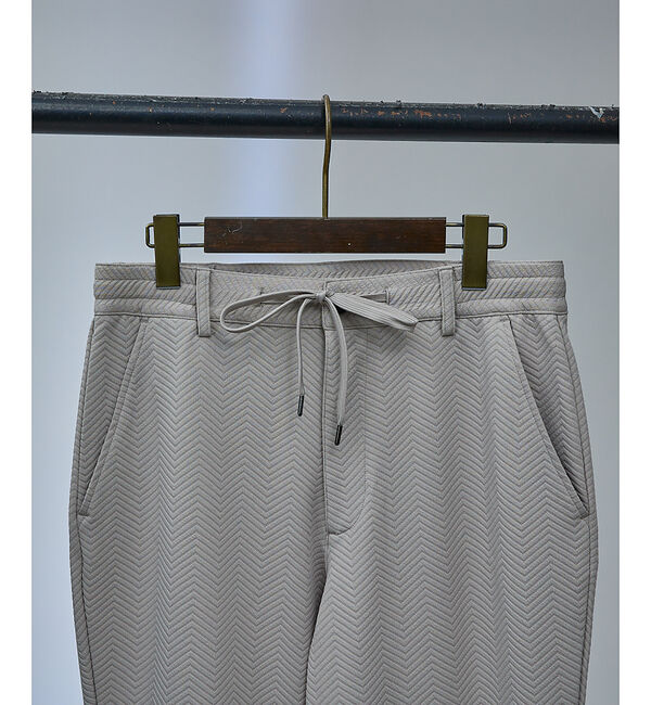 ABAHOUSE「【セットアップ対応】フクレジャガード へリンボン柄 スラックス」|スラックス|