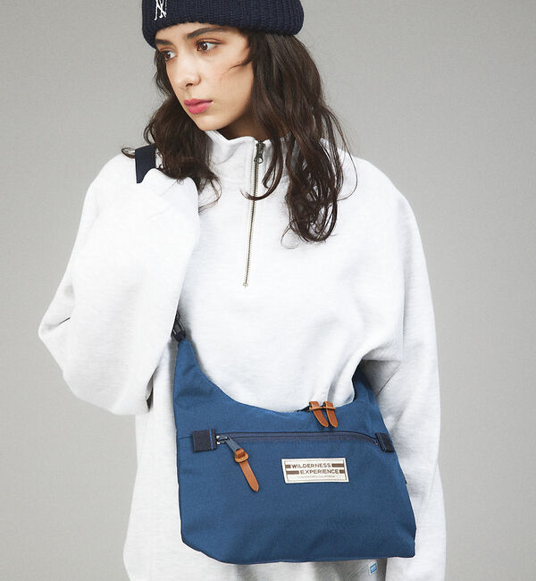 ABAHOUSE「【WILDERNESS EXPERIENCE/ウィルダネスエクスペリエンス】Tr」|ショルダー・メッセンジャー|ネイビー