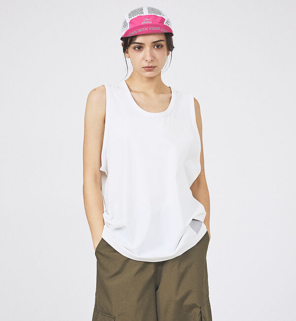 ABAHOUSE「【TAION / タイオン】FANCTION Tank-top ／ファンクション」|キャミソール|