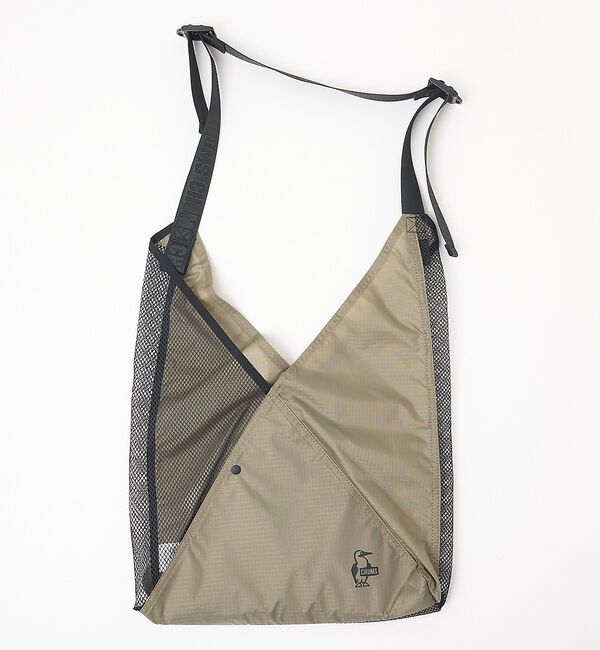 ABAHOUSE「【CHUMS/チャムス】メッシュトライアングルショルダートートバッグ /Mesh」|ショルダー・メッセンジャー|