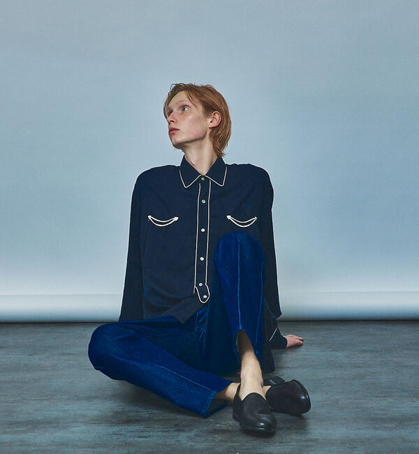 alfredoBANNISTER「【MADE IN JAPAN】ウエスタンパッチワーク オペラシューズ/スリッポン」|ローファー|