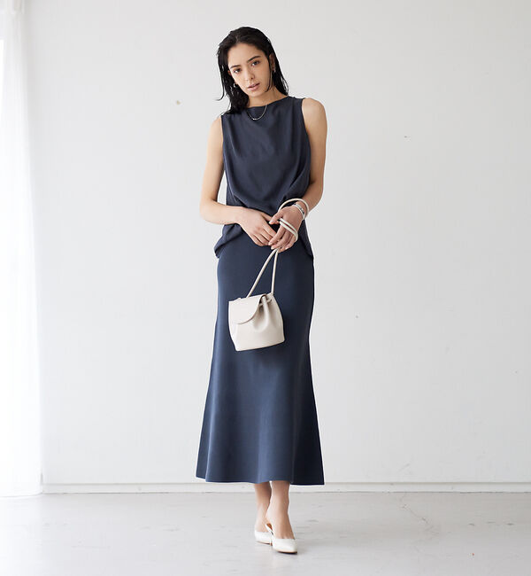 Rouge vif「【セットアップ対応】フレアニットスカート」|スカート|