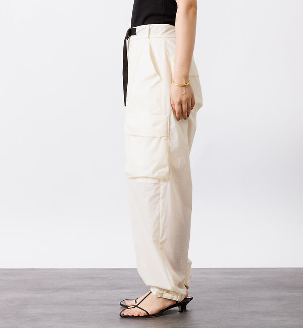 Rouge vif「撥水ナイロンライトジョグパンツ」|カーゴ|