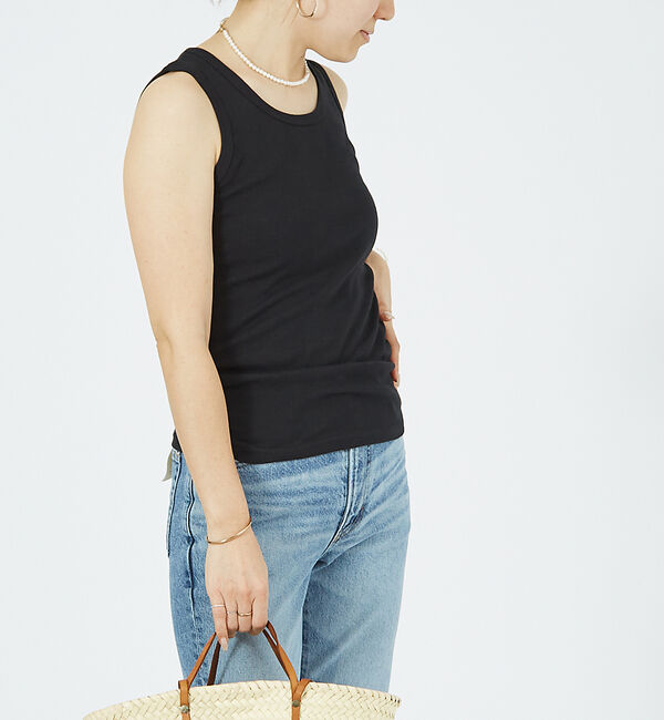 Rouge vif「【Robert P.Miller/ロバートピーミラー】パネルリブタンクトップ【W」|キャミソール|