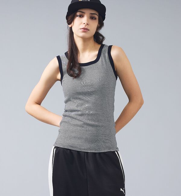 Rouge vif「【Robert P.Miller/ロバートピーミラー】パネルリブタンクトップ【W」|キャミソール|