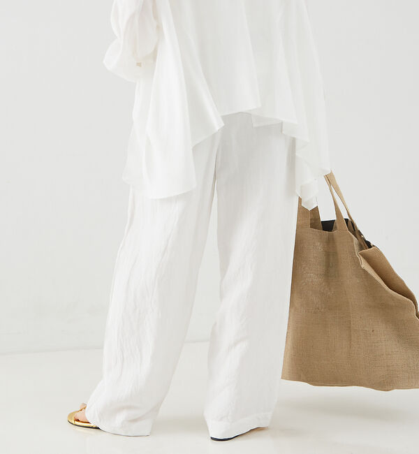 Rouge vif「【追加】レーヨンリネンベイカーイージーパンツ」|その他|