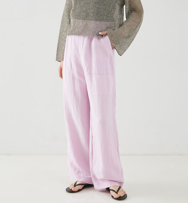 Rouge vif「【追加】レーヨンリネンベイカーイージーパンツ」|その他|