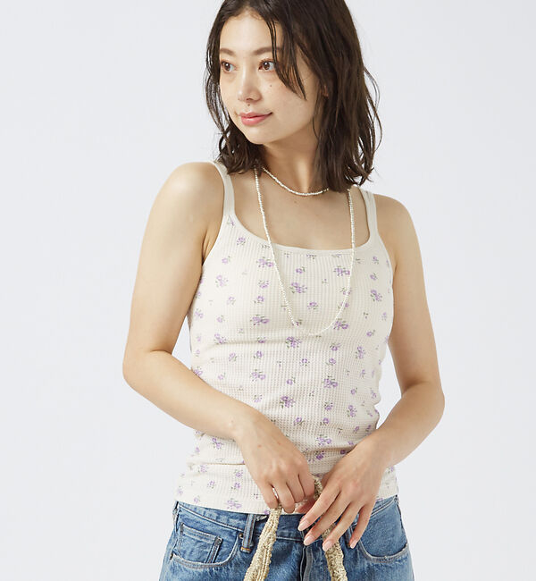 Rouge vif「【JEMORGAN/ジェーイーモーガン】花柄 カップ付キャミソール / TCワッ」|キャミソール|その他3