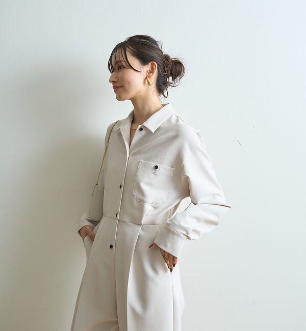 Rouge vif「長袖オールインワン　ジャンプスーツ」|オールインワン|