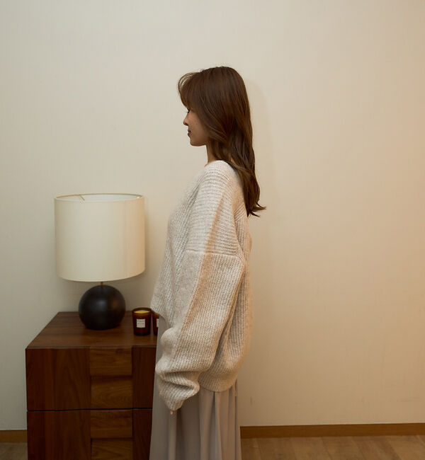 Rouge vif「【一部店舗限定】【2点セット】Vネックニット&times;キャミワンピセット」|ワンピース|