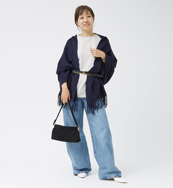 Rouge vif「カシミヤ大判無地ストール」|マフラー|