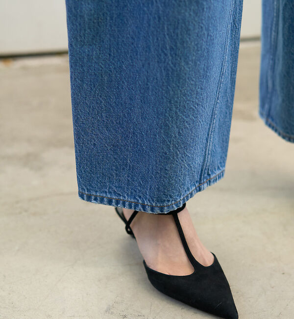 Rouge vif「【RED CARD/レッドカード】Oregon　カーブワイドクロップドデニム」|デニム|