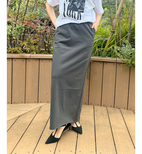 Rouge vif「【MICA&DEAL /マイカアンドディール】タイトイージースカート」|スカート|