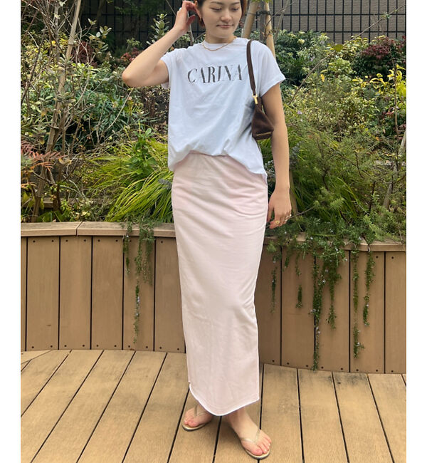 Rouge vif「【MICA&DEAL /マイカアンドディール】タイトイージースカート」|スカート|