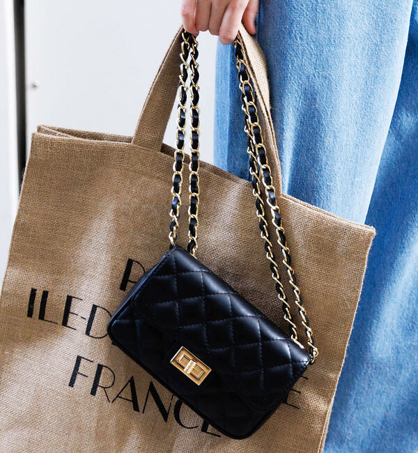 Rouge vif「【追加5】【AULENTTI/オウレンティ】チェーンミニショルダー」|ショルダー・メッセンジャー|