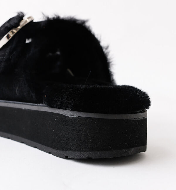 Rouge vif「【EMU Australia/エミュオーストラリア】ファーサンダル/サンダル/フ」|サンダル|