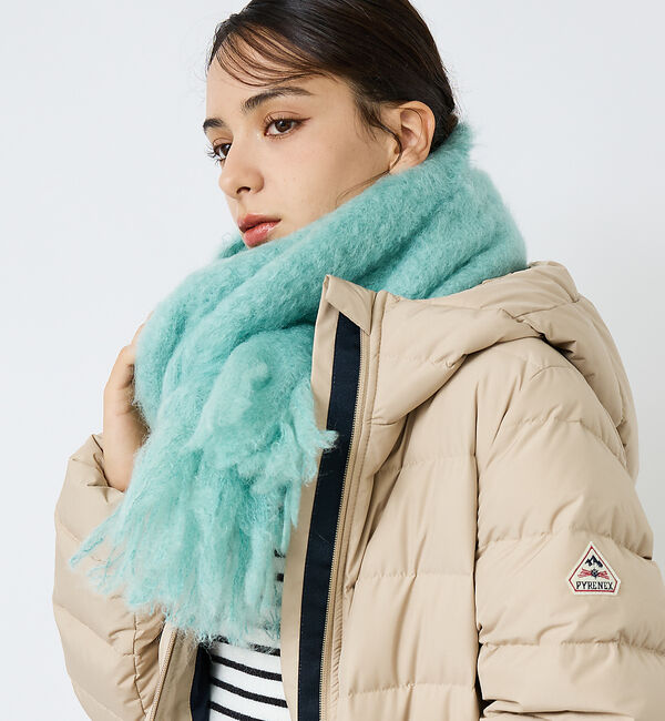 Rouge vif「【814 EZCARAY / エスカライ】モヘアストール / マフラー / 大判」|マフラー|