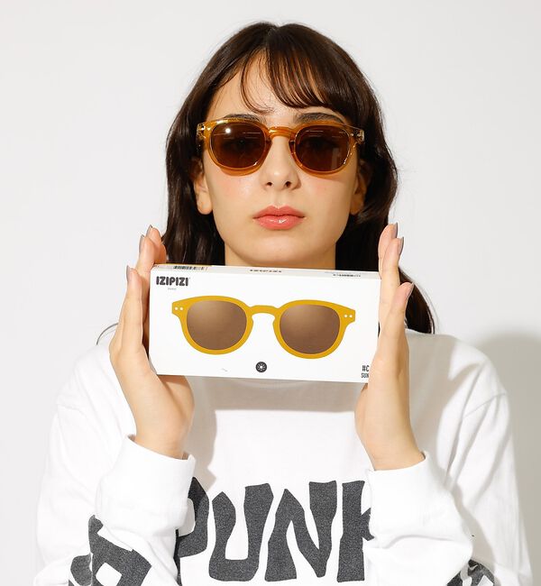 Rouge vif「【IZIPIZI】サングラス / ボストン / ウェリントン / UVカット /」|メガネ|