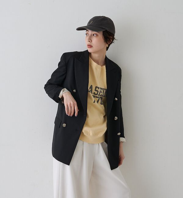 Rouge vif「メンズライクダブルジャケット」|テーラードジャケット|