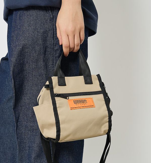 Rouge vif「【UNIVERSAL OVERALL/ユニバーサルオーバーオール】2WAYミニシ」|ショルダー・メッセンジャー|ベージュ