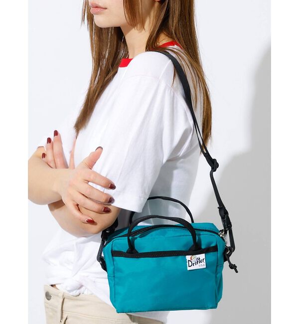 Rouge vif「【Drifter/ドリフター】Tiffin Mini Bag/ティフィンミニバッ」|ショルダー・メッセンジャー|エメラルドグリーン