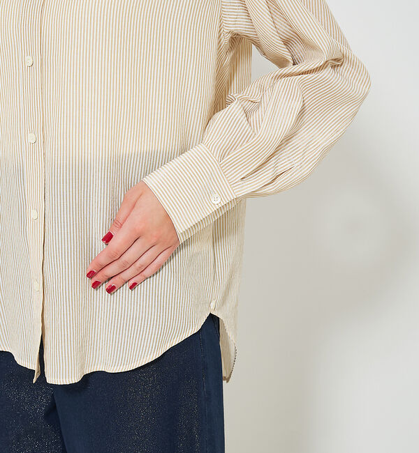 qualite「カシュクールレギュラーシャツ」|シャツ・ブラウス|