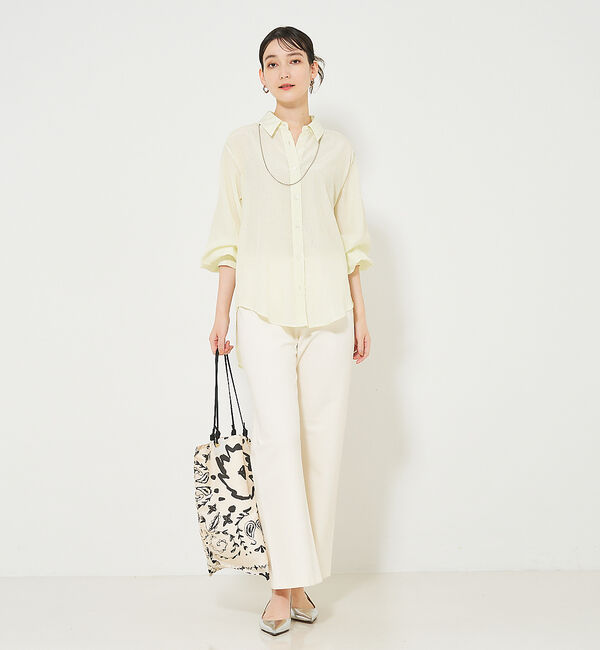 qualite「カシュクールレギュラーシャツ」|シャツ・ブラウス|