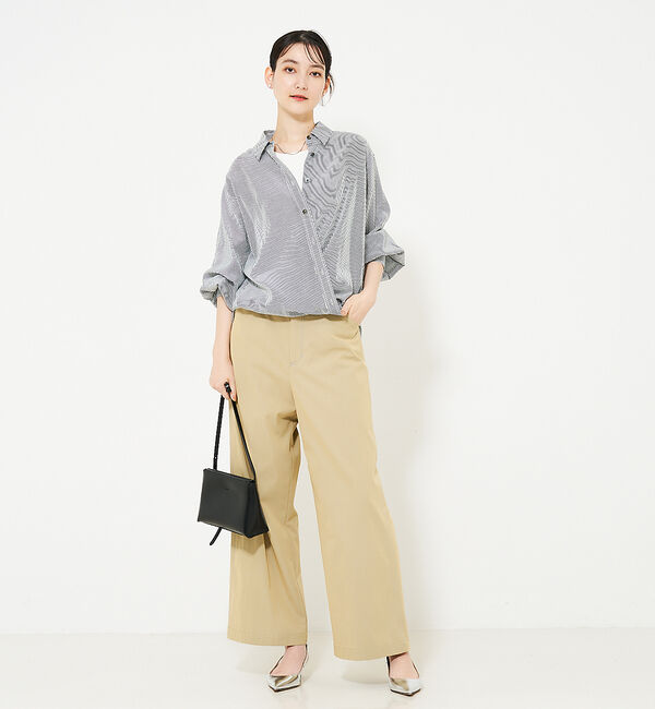 qualite「カシュクールレギュラーシャツ」|シャツ・ブラウス|