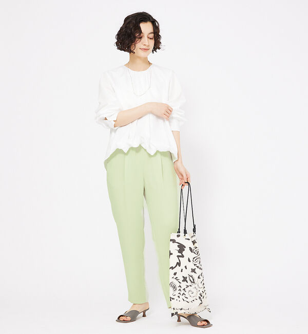 qualite「フロントバルーンブラウス」|シャツ・ブラウス|