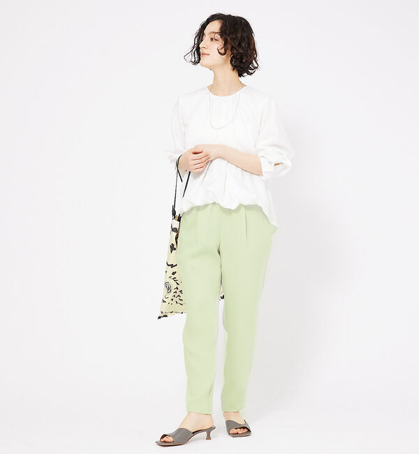 qualite「フロントバルーンブラウス」|シャツ・ブラウス|