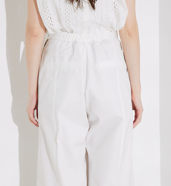 qualite「撥水ツイルワイドパンツ」|その他|