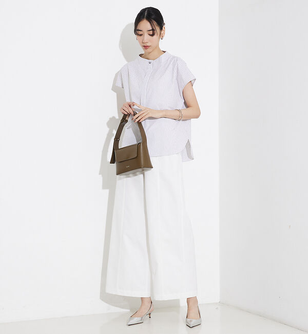 qualite「撥水ツイルワイドパンツ」|その他|