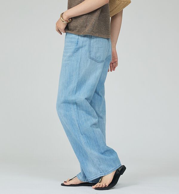 qualite「【Healthy denim】Breezy PinkpeperM- easy ス」|デニム|