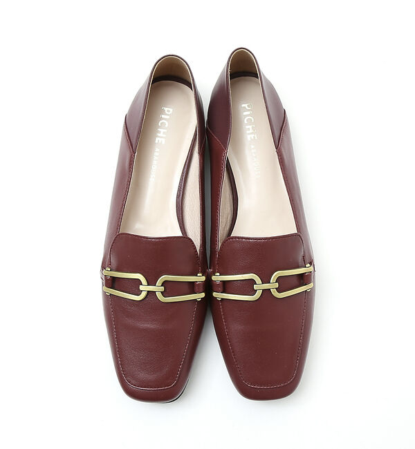 AU BANNISTER「バブーシュビットモカスクエアローファー」|ローファー|