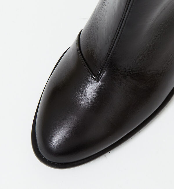 AU BANNISTER「【最高ブーツ/ 6.5cmヒール】ラウンドトゥブーツ」|ショートブーツ|