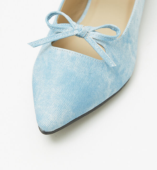 AU BANNISTER「【販売店舗限定】ダブルリボンポインテッドパンプス」|パンプス|