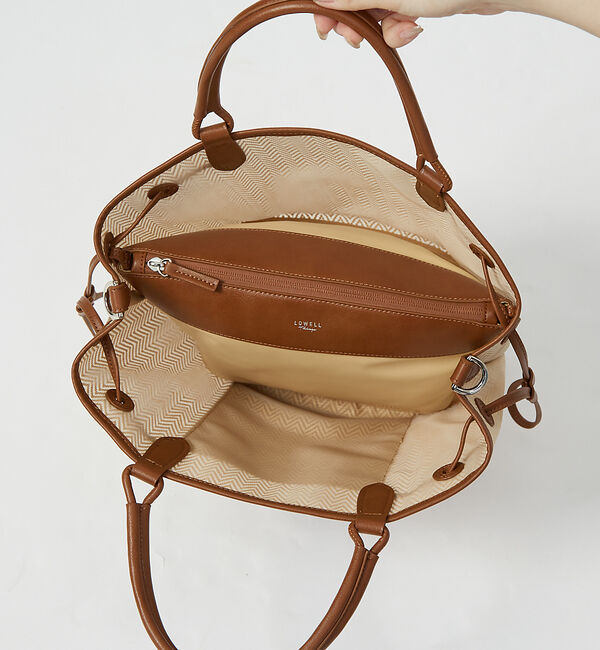 LOWELL things「Sheer/シアーメッシュ2WAYトート」|かごバッグ|