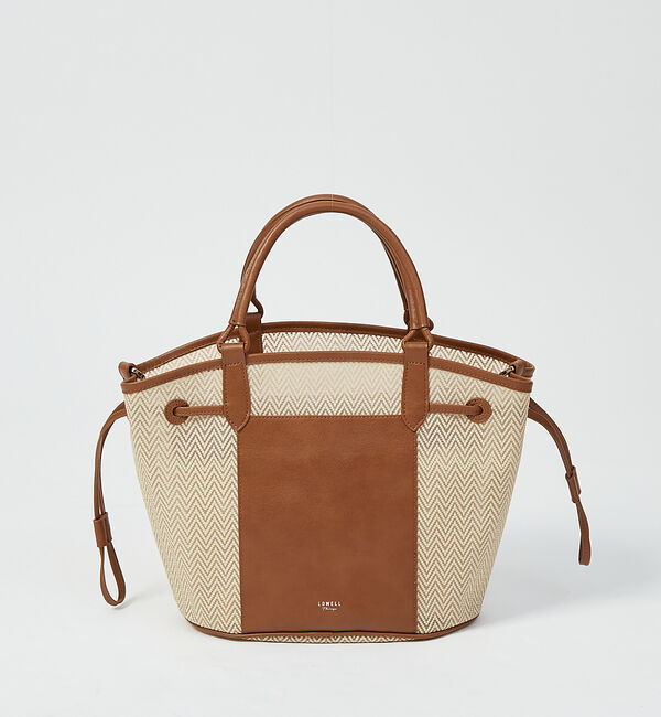 LOWELL things「Sheer/シアーメッシュ2WAYトート」|かごバッグ|