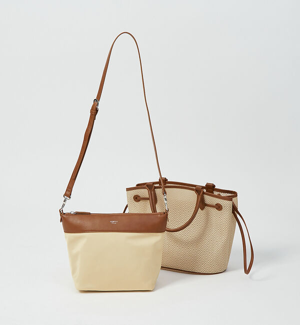 LOWELL things「Sheer/シアーメッシュ2WAYトート」|かごバッグ|